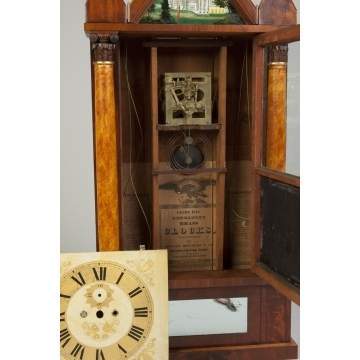 Rare Spencer & Hotchkiss Co., Salem Bridge, CT, Gothic Shelf Clock