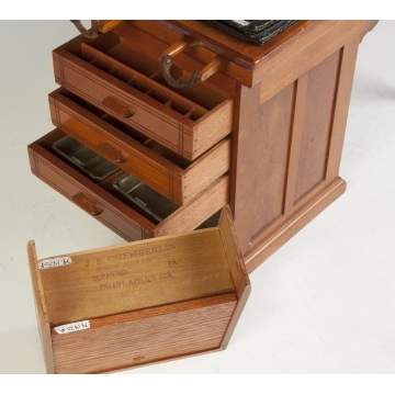 J. E. Chamberlin Mfgr. Examination Table Patent Model