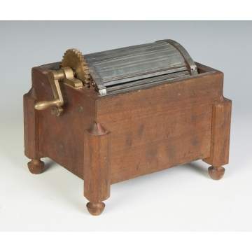 Peter Lieber Washing Machine Patent Model