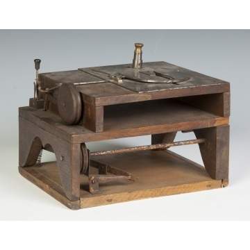 Henry D. Baker Sewing Machine Patent Model