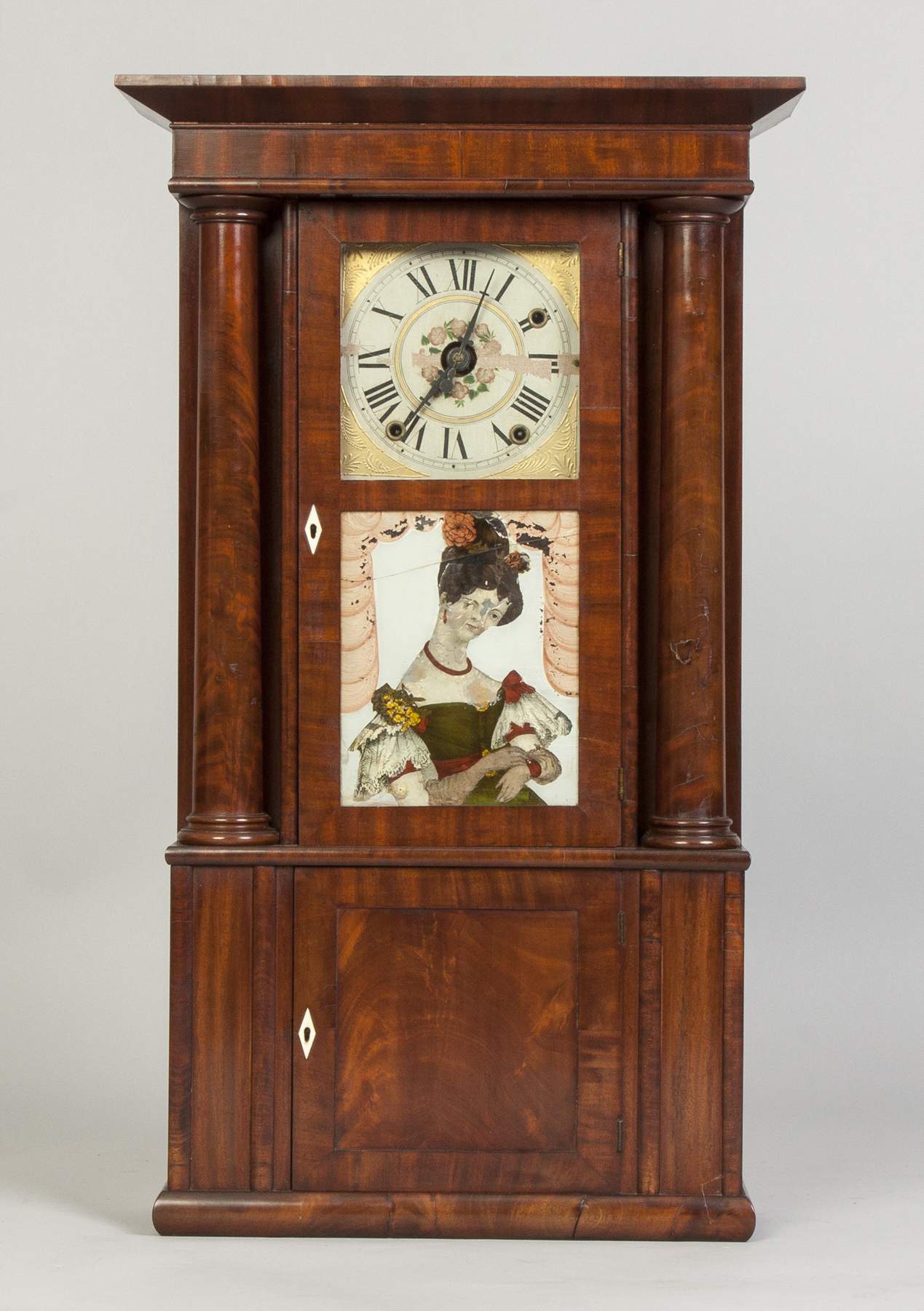 Rodney Brace, Salem Bridge, MA, Empire Shelf Clock | Cottone Auctions
