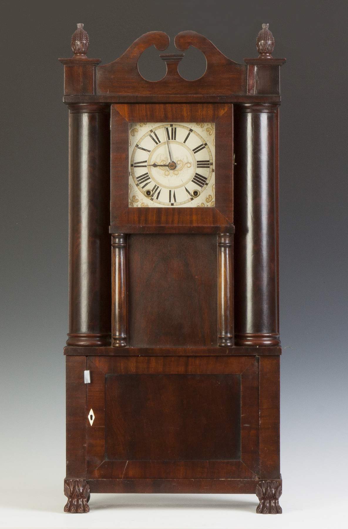 E. & G.W. Bartholomew Hollow Column Empire Shelf Clock | Cottone Auctions