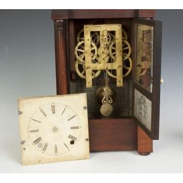 Unusual J.C. Brown Shelf Clock