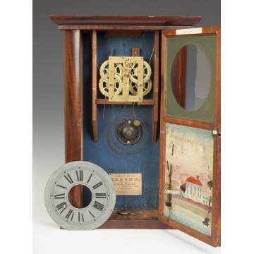 C & N Jerome Hollow Column Shelf Clock