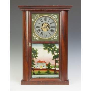 C & N Jerome Hollow Column Shelf Clock