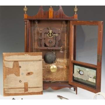 Seth Thomas Off Center Pillar & Scroll