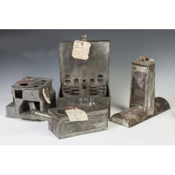 Four Patent Models, Stoves, Furnace & Marking Pot