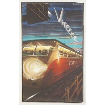 Vitesse Vintage Travel Poster