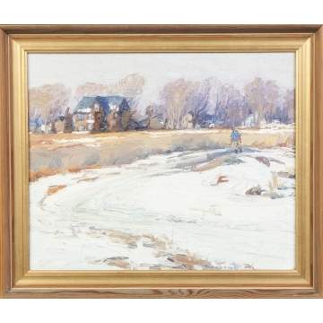 George Renouard (American, 1885-1954) Winter Scene