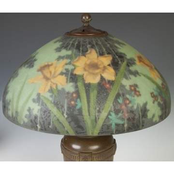 Handel Daffodil Lamp with Chipped Ice Shade