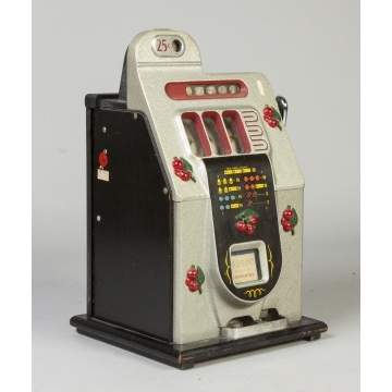 Mills 1946 25 Cent Slot Machine "Black Cherry"