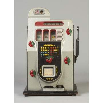 Mills 1946 25 Cent Slot Machine "Black Cherry"