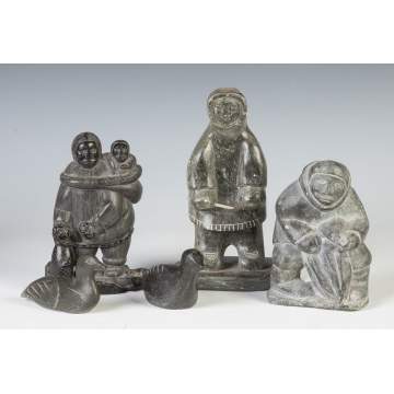 Group of Five Inuit Carvings