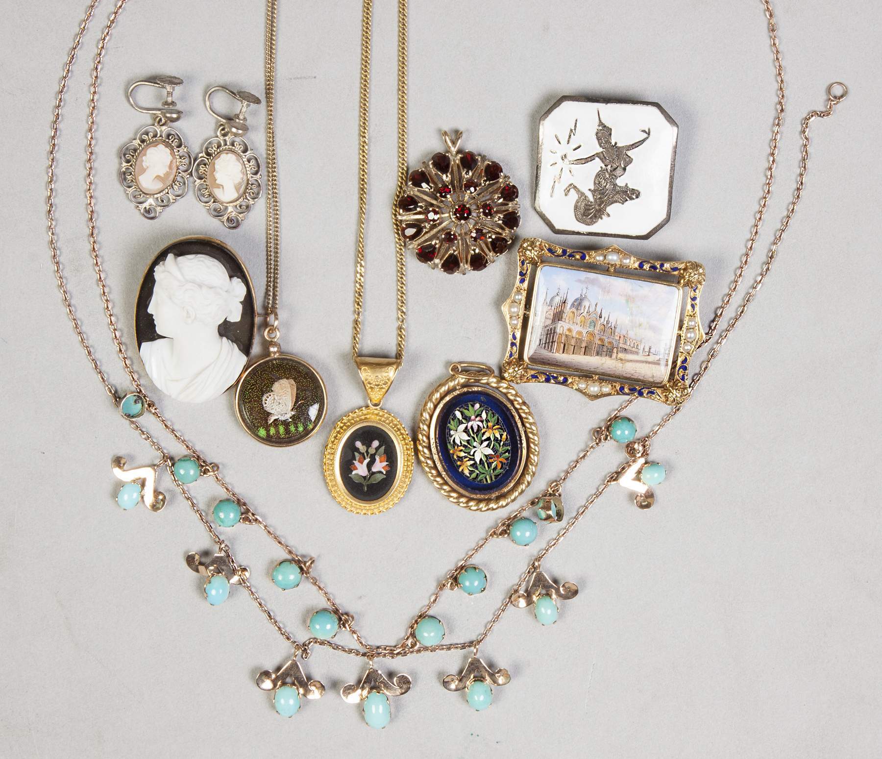 Group of Vintage Jewelry Cottone Auctions