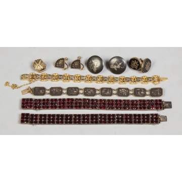 Group of Vintage Bracelets & Earrings