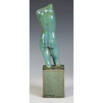 J. Davidson Art Pottery Nude Figure