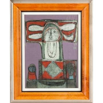 Alfons Dargis  (Lithuanian, 1909-1996) Abstract figures