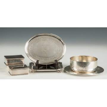 Group of Sterling Silver Table Articles