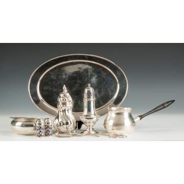 Group of Sterling Silver Table Articles