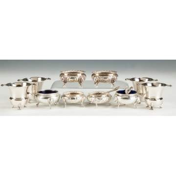 Group of Sterling Silver Master Salts