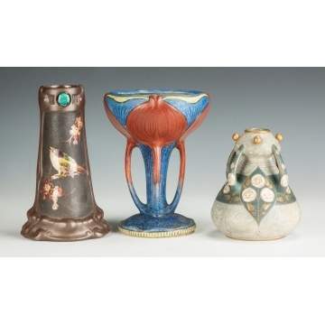 Three Pieces of Art Pottery 
