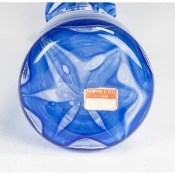 Barovier & Toso Murano Glass Pulled Loop Vase