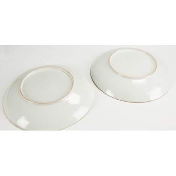 Pair of Chinese Export Porcelain Chargers