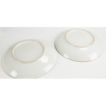 Pair of Chinese Export Porcelain Chargers