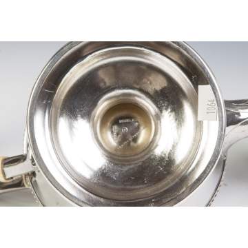 Jones, Shreve, Brown & Co., Boston, Three Piece Coin Silver Tea Set