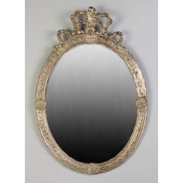 George III Sheffield Oval Mirror