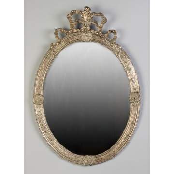 George III Sheffield Oval Mirror
