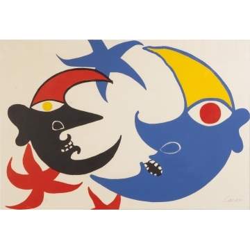 Alexander Calder  (American, 1898-1976) "Two Moons"