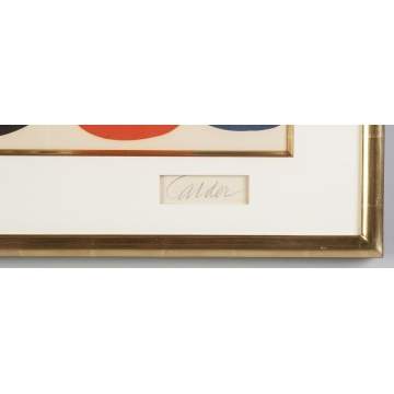 Alexander Calder  (American, 1898-1976) Lithograph