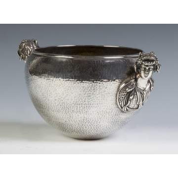 Hand Hammered & Molded Sterling Silver Bowl