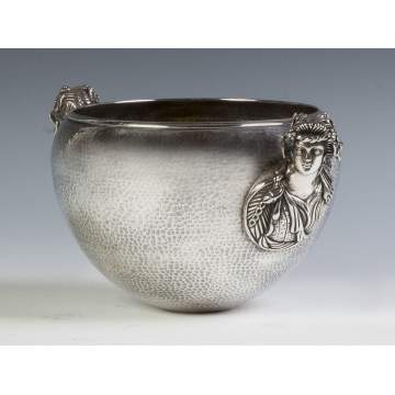 Hand Hammered & Molded Sterling Silver Bowl