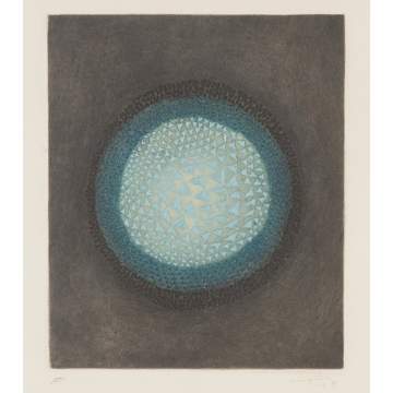 Arthur Luis Piza (Brazil, Born 1928) Two Aquatint Etchings