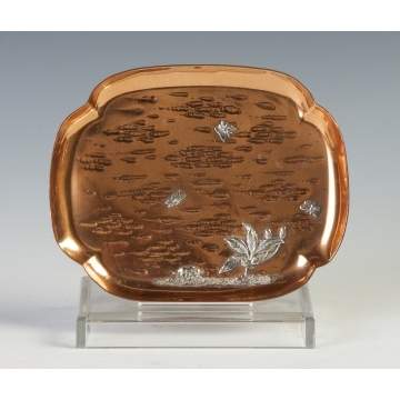 Gorham Mixed Metal Tray