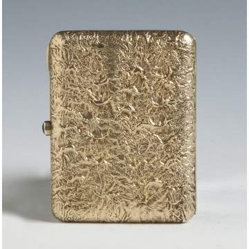 Fine Russian Gold Plated Sterling Cigarette Case