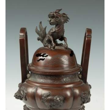 Chinese Patinaed Bronze Censer