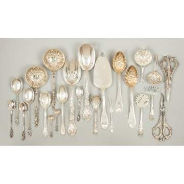 Various Sterling Silver Serving Pieces