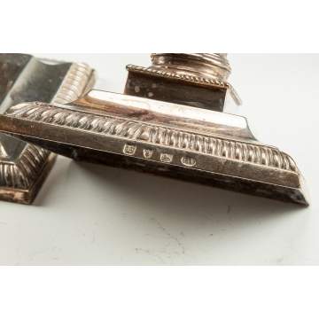 Classical English Sterling Silver Candelabras & Candlesticks