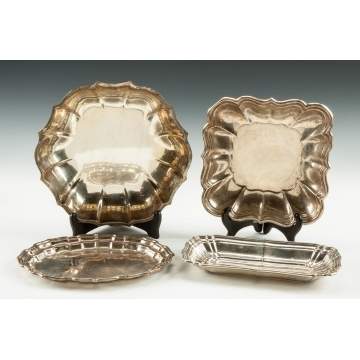 Four Sterling Silver Table Articles