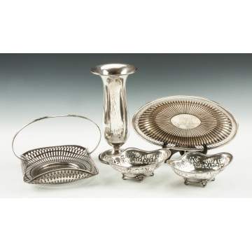 Group of Sterling Silver Table Articles