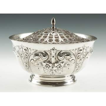 Sterling Silver Bowl with Silver Plate Insert