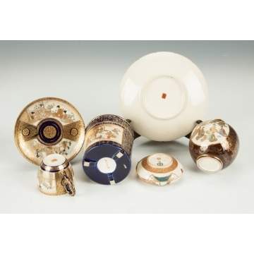 Group of Japanese Satsuma Items