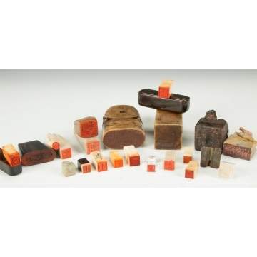 Group of Chinese Seals