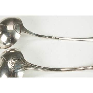 Two Sterling Silver Ladles