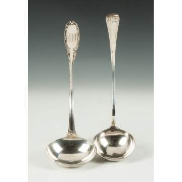 Two Sterling Silver Ladles