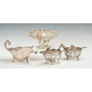 Four Silver Table Articles