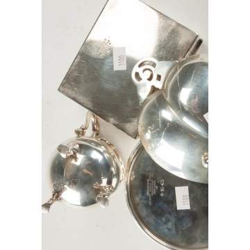 Four Tiffany & Co. Makers Sterling Silver Table Articles